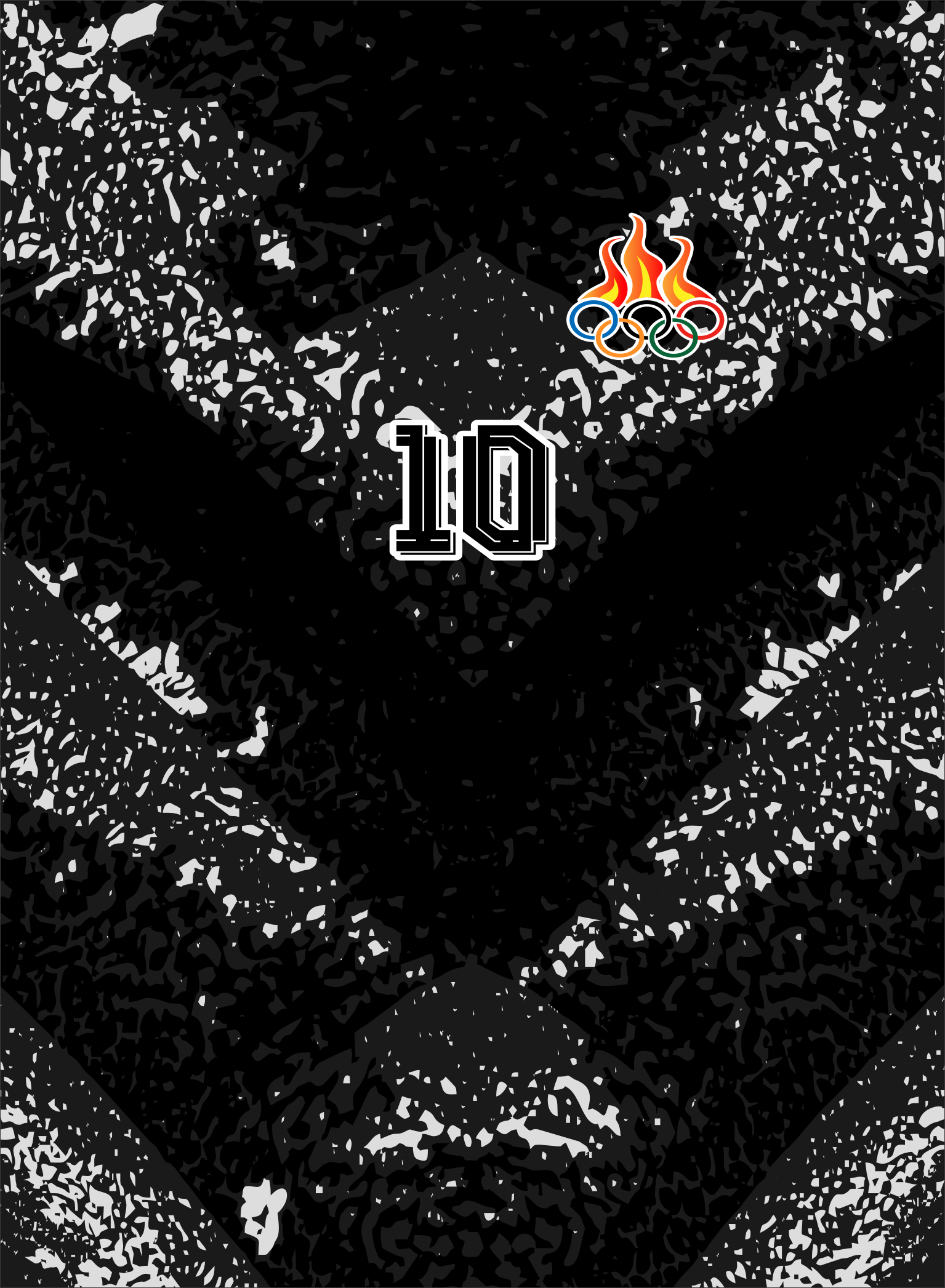 JERSEY PATTERN BLACK