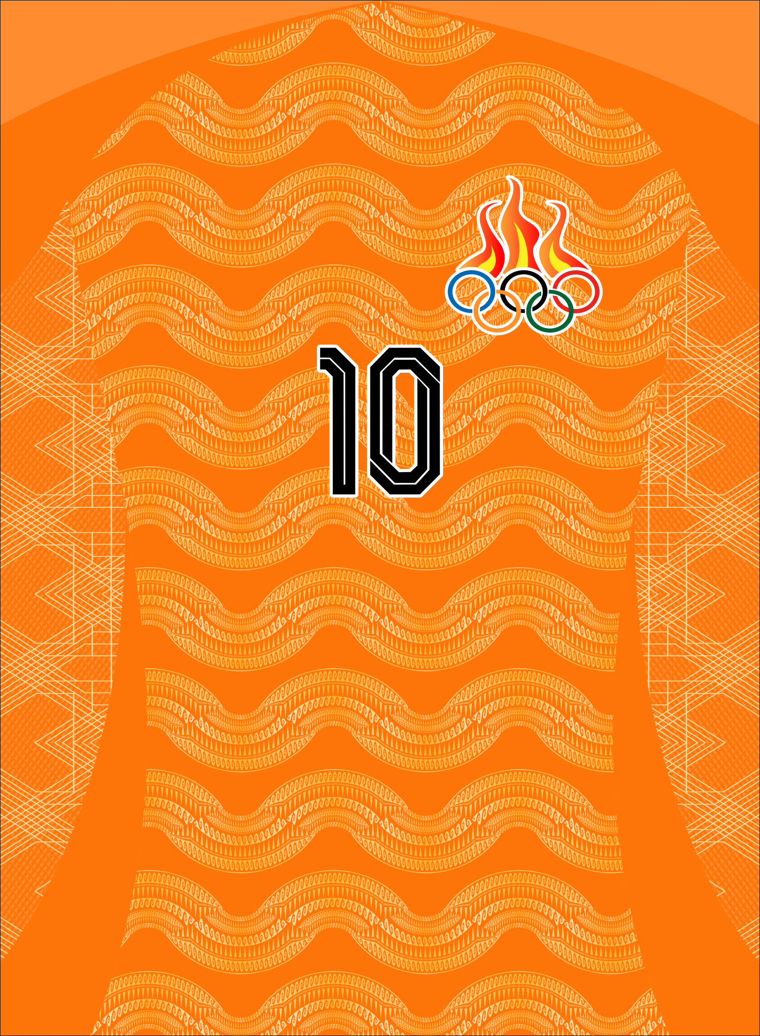 OLIMPIADAS JERSEY NARANJA